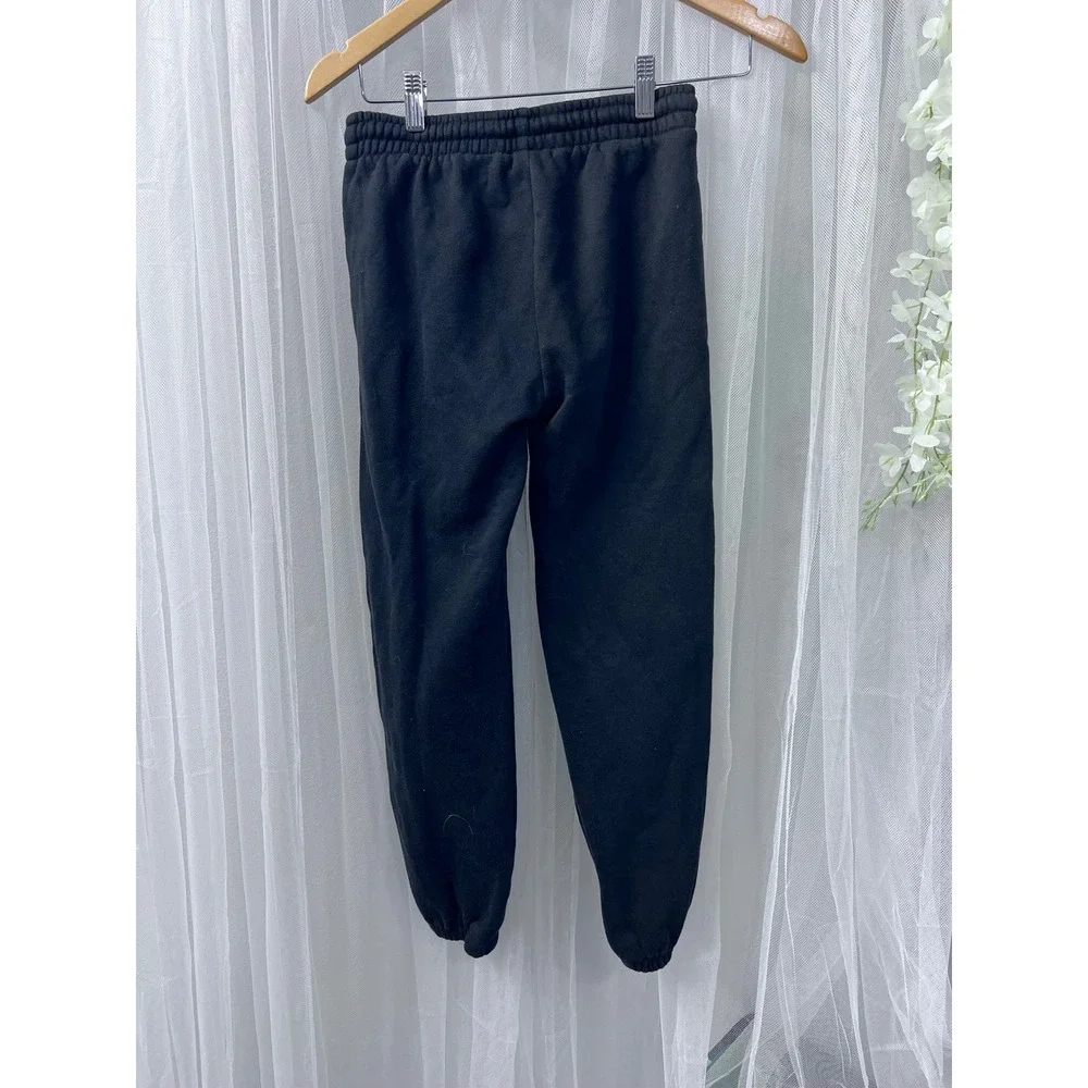 Jordan Boys Black Fleece Joggers Jumpman Logo Sweatpants Size Large 12-13Y